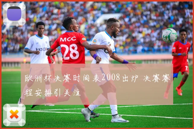 欧洲杯决赛时间表2008出炉 决赛赛程安排引关注