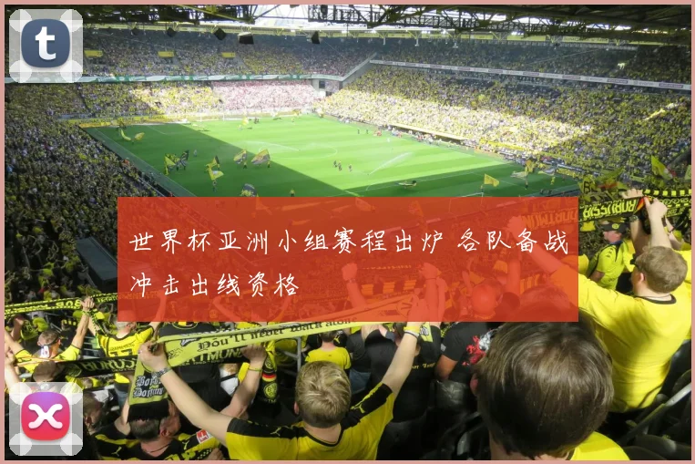 世界杯亚洲小组赛程出炉 各队备战冲击出线资格